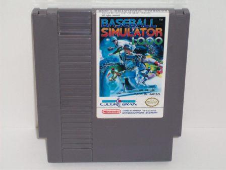Baseball Simulator 1,000 - NES Game